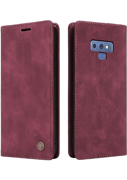 Samsung Galaxy Not 9 Için Flip Case Deri Kılıf Cüzdan Darbeye Çevir (Yurt Dışından)