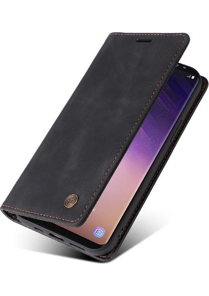Samsung Galaxy S8 Artı Flip Kapak Için Flip Case Cüzdan Deri Kılıf Basit (Yurt Dışından)