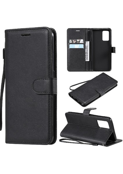 Oppo A74 4G/F19 4g Iş Cüzdan Telefon Kılıfı Için Kart Yuvası ile Flip Case (Yurt Dışından)