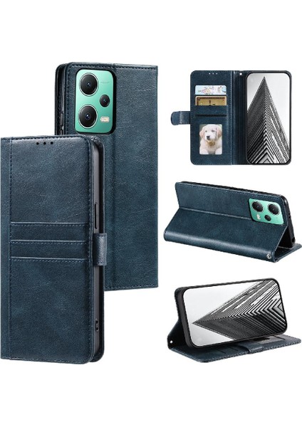 Xiaomi Redmi Not 12 Için Flip Case 5g Pu Deri Kickstand 6 Kart Yuvaları (Yurt Dışından)