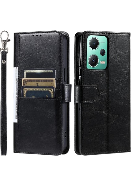 Xiaomi Redmi Not 12 Için Flip Case 5g Pu Deri Kickstand 6 Kart Yuvaları (Yurt Dışından)