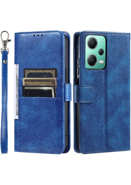 Xiaomi Redmi Not 12 Için Flip Case 5g Pu Deri Kickstand 6 Kart Yuvaları (Yurt Dışından)