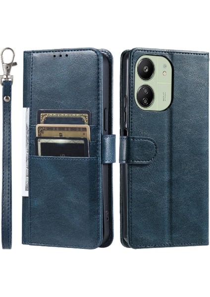 Xiaomi Redmi Için Flip Case Redmi 4g/5g Kickstand Cüzdan Pu Deri 6 Kart (Yurt Dışından)