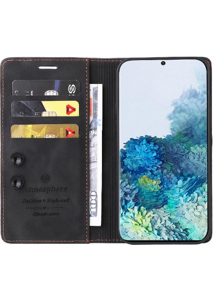 Samsung Galaxy S20 Artı Darbeye Dayanıklı Cüzdan Deri Kılıf Flip Case (Yurt Dışından)