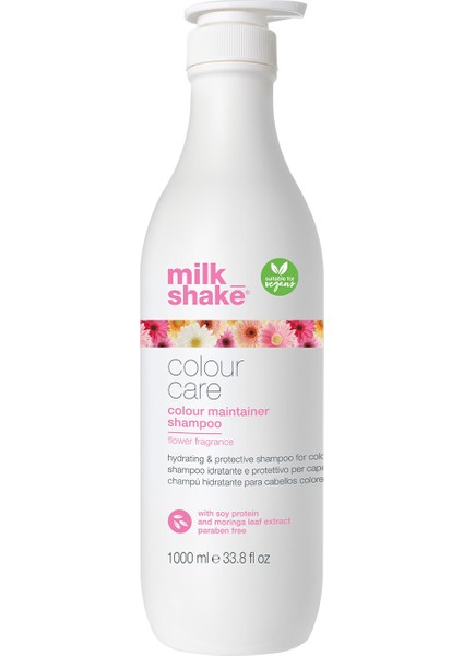 Color Maintainer Shampoo Flower Çiçek Esanslı Vegan Renk Koruyucu Şampuan 1000 ml