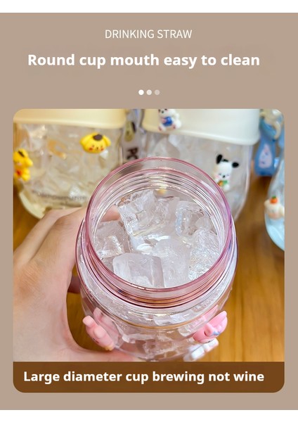 Rındu Sızdırmaz Karikatür Plastik Su Şişesi (Yurt Dışından) modelleri