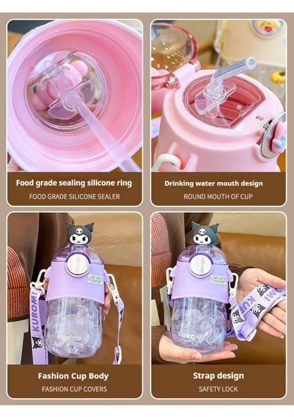 Rındu Sızdırmaz Karikatür Plastik Su Şişesi (Yurt Dışından) fırsatları