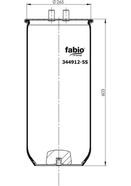 Lastik Körük 344912-5S - Servis Tipi Körük - 4912NP08 - 1R13713 - Süspansiyon Körüğü Renault Magnum 358-420-520 92>96 - Dxı 440-480 04>06 - Premıum 370-410-4500 05> - 430-460 06> - Çift Rekor