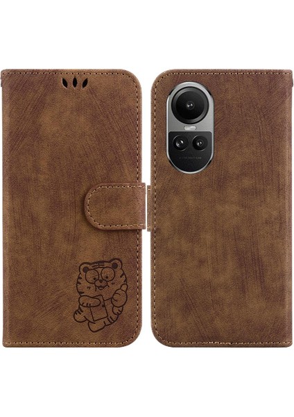 Oppo Oppo 10 Pro 5g Için Kılıf Tutucu Kapak Cüzdan Kılıf Flip Folio Kabartmalı (Yurt Dışından)