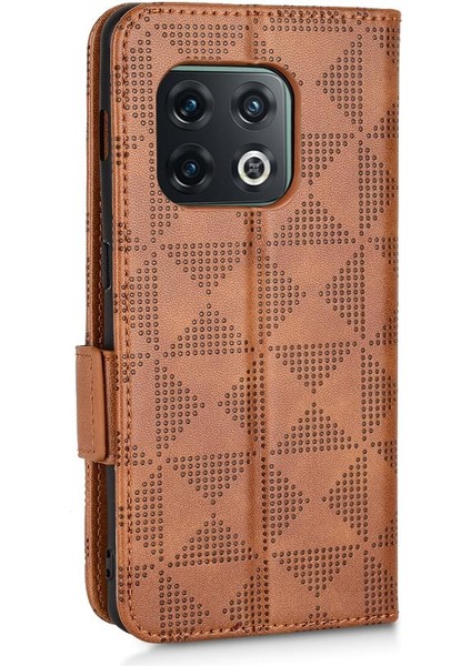 Oneplus 10 Için Kılıf Pro 5g Pu Deri Cüzdan Görüntüleme Standı 3 Kart Tutucu (Yurt Dışından)
