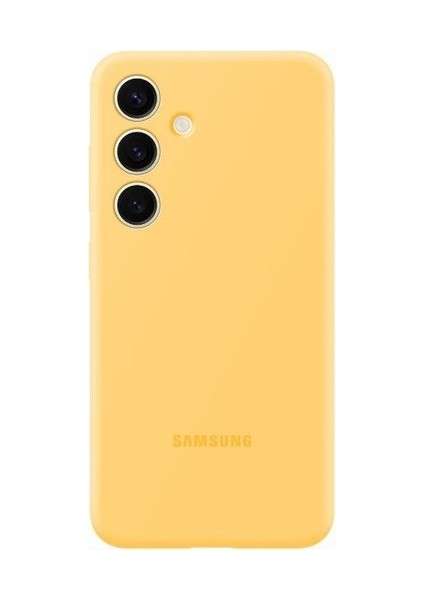 Galaxy S24 Silikon Kılıf - Sarı