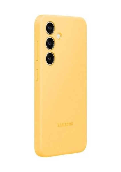 Galaxy S24 Silikon Kılıf - Sarı