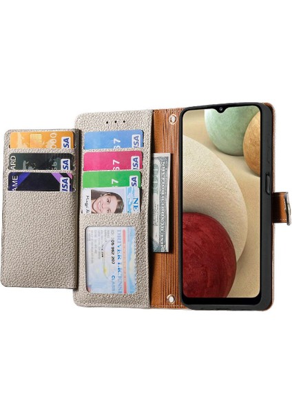 Samsung A12 5g Fermuar Deri Kılıf Kordon Cüzdan Aşk (Yurt Dışından)