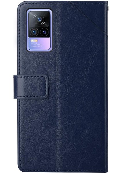 Vivo V21E Telefon Kılıfı Için Kickstand Dayanıklı Kapak Kapak Kitap Katlanır (Yurt Dışından)