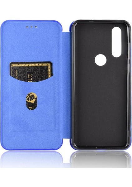 Motorola Moto Bir Makro/g8 Manyetik Karbon Fiber Deri Oynamak Için Kılıf (Yurt Dışından) fırsatları