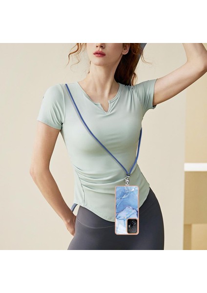 Xiaomi 11T/11T Pro Yumuşak Tpu Tampon Kapak Mermer Ayrılabilir Kayış (Yurt Dışından) modelleri