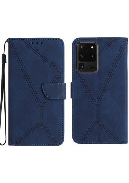 Samsung Galaxy S20 Ultra Telefon Kılıfı Yumuşak Pu Deri Yüksek Kalite (Yurt Dışından)