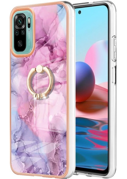 Xiaomi Redmi Not 10 4g Tampon Mermer Darbeye Tpu Silikon Kılıf (Yurt Dışından)