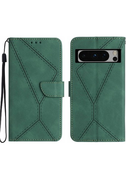 Google Piksel 8 Pro Telefon Kılıfı Için Kılıf Yüksek Kalite Tpu Deri Cüzdan Pu (Yurt Dışından)