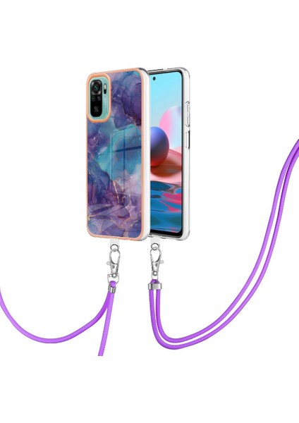 Xiaomi Redmi Için Not 10 4g/not 10S Mermer Kapak Yumuşak Tpu Tampon (Yurt Dışından)