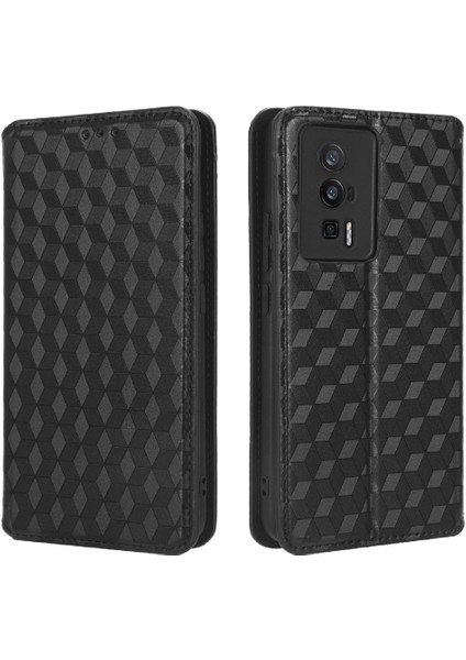 Mays Boutique Xiaomi Redmi Için Kılıf K60 / K60 Pro Manyetik Kapatma 3D Desen Pu Deri (Yurt Dışından)