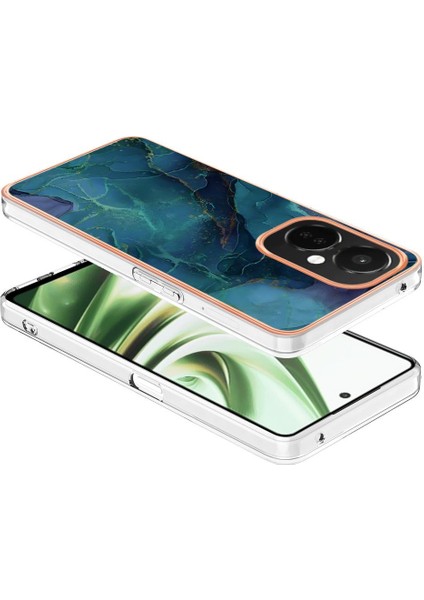 Oneplus Nord Ce 3 5g Kılıf Silikon Tampon Tpu Mermer ile Uyumlu (Yurt Dışından)