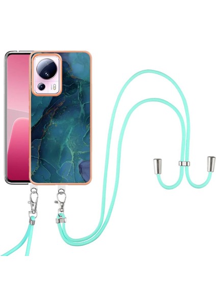 Xiaomi 13 Lite 5g Mermer Yumuşak Tpu Tampon Kapak Ayrılabilir Kayış (Yurt Dışından)