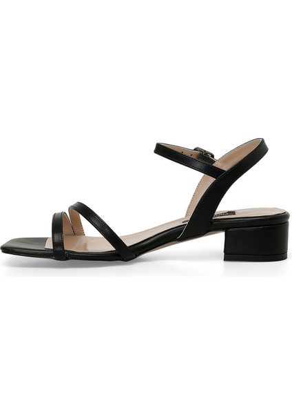 Yenay 4fx Siyah Kadın Topuklu Sandalet modelleri