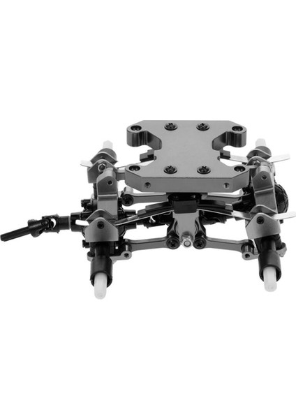 Metal Denge Şasi Kurulu Tahterevalli Kiti Wpl B16 B36 1/16 Rc Araba Yükseltme Parçaları Modifiye Aksesuarları, Gümüş (Yurt Dışından)
