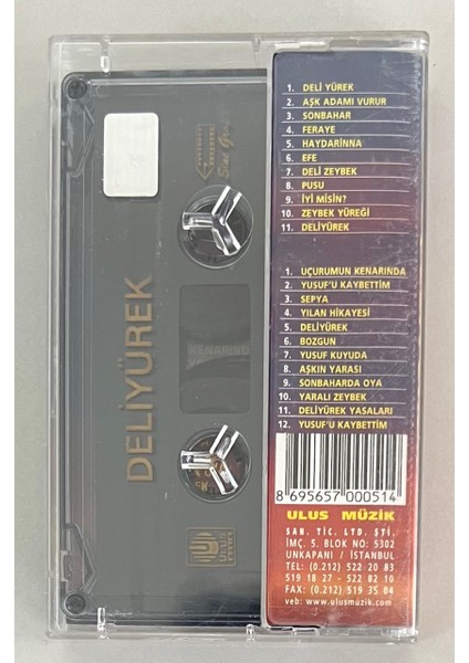 Deliyürek Kaset (Orjnal Dönem Baskı Kaset) fiyatları