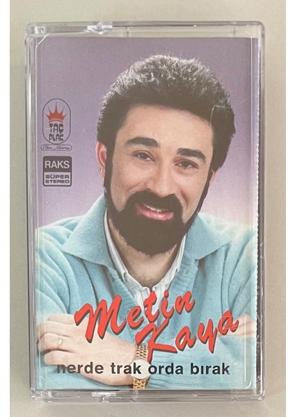 Metin Kaya Nerde Trak Orda Bırak Kaset (Orjnal Dönem Kağıt Baskı Kaset)