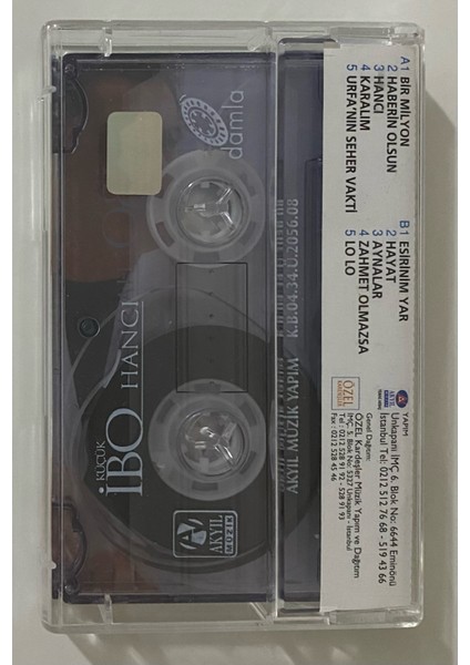 Küçük Ibo Hancı Kaset (Orjnal Dönem Baskı Kaset)