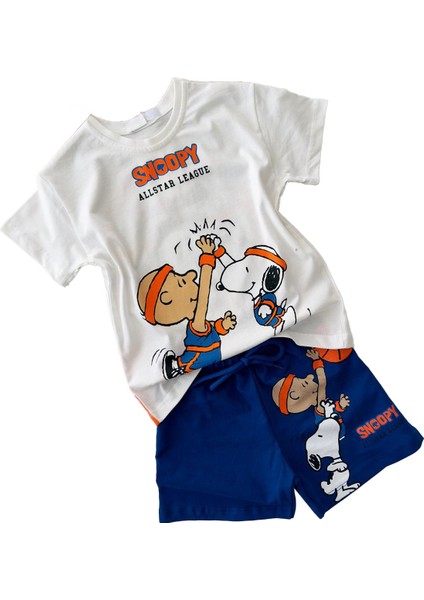 Snpy Allstar Karakter Baskılı Erkek Çocuk şortlu takım - Mavi fırsatları