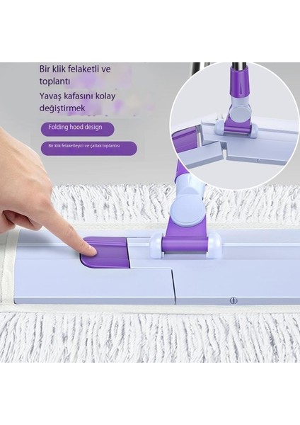 Islak ve Kuru Ev Düz Tembel Paspas Çift Kullanımlı (Yurt Dışından)