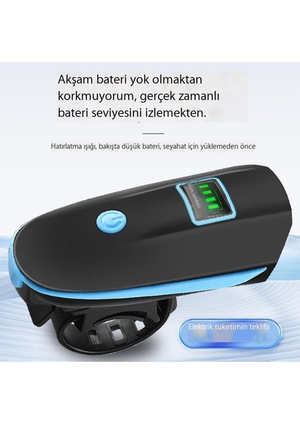 Gece Bisikleti Için Bisiklet Farı USB Şarjı (Yurt Dışından)