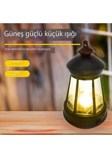 Açık Hava Avlu Gecesi Için Güneş Enerjili Deniz Feneri (Yurt Dışından)