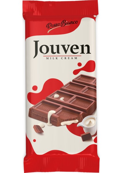 Jouven Sütlü Kremalı Çikolata 55 gr.*12 Adet