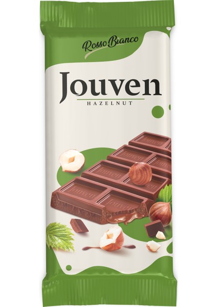 Jouven Fındıklı Tablet Çikolata 55 gr.*12 Adet