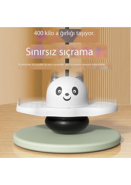 Panda Atlama Topu Zıplayan Top Yetişkin Spor Çocuk Oyuncağı (Yurt Dışından)