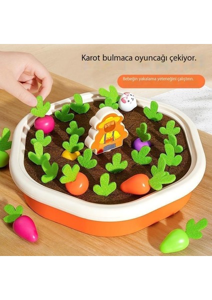 Çocuk Oyuncakları Ebeveyn-Çocuk Etkileşimli Bebek Eğitici Havuç Masa Oyunu (Yurt Dışından)