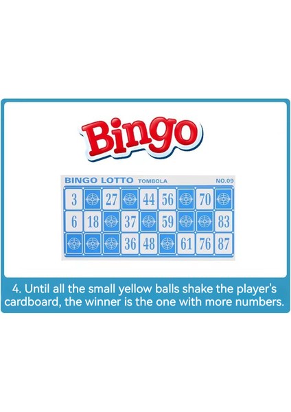 Çocuk Simüle Piyango Makinesi Bingo Oyunu El Kranklı Şanslı Oyun Oyuncak (Yurt Dışından)