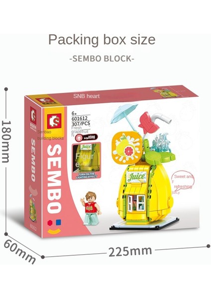 Meyve Sokak Sahnesi Montaj Diy Eğitici Çocuk Yapı Taşı Oyuncakları (Yurt Dışından) indirimleri