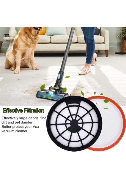 Vax 95 Dik Elektrikli Süpürge Aksesuarları Için Uyumlu Yedek Parçalar Hepa Filtre Ön ve Sonrası Motor Filtre Kiti (Yurt Dışından) modelleri