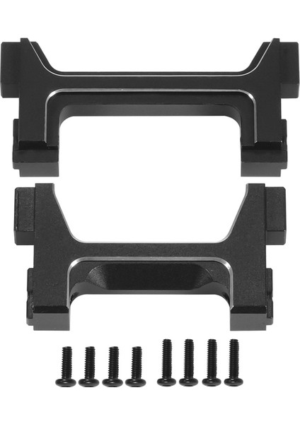 TRX4M Metal Ön ve Arka Tampon Montaj Tampon Standı Servo Montaj 9736 TRX4M 1/18 Rc Paletli Araba Yükseltme Parçaları, 2 (Yurt Dışından)