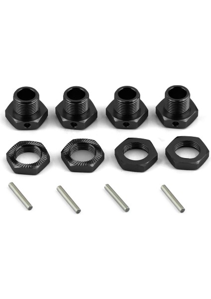 Arrma 1/8 6 S Typhon 1/7 Ihlal Sınırsız F1 17 mm Metal Bağlayıcı, Metal Takma ve Yükseltme Parçaları, Siyah (Yurt Dışından)