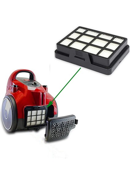 Amazon Basics Silindir Elektrikli Süpürge Için Hepa Filtre Seti VCS35B15KC-70 B071VNCNLF Bosch BGS05AAA1 BGS05AAA2 Set A (Yurt Dışından)