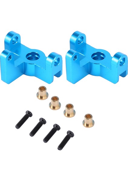 Wltoys 144001 1/14 Rc Araba Yedek Parçaları Alaşımlı Alüminyum Direksiyon Kupası Ön Tekerlek Koltuğu Direksiyon Göbeği, Mavi (Yurt Dışından) modelleri