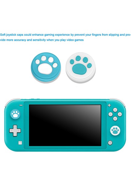 Nintendo Switch Lite Joy-Con Denetleyicisi Için 2'li Paket Yedek Joystick Analog Thumbstick Parçası - Onarım Aracı Kiti ile (Yurt Dışından)