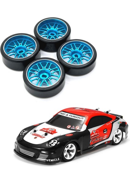 27MM Sert Plastik Sürüklenme Lastikleri Lastikler Metal Jant Wltoys 284131 K969 K979 K989 Kyosho Mini-Z 1/28 Rc Araba Parçaları, 3 A (Yurt Dışından) indirimleri