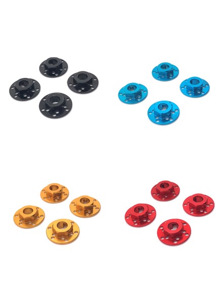4 Adet Metal 7mm Altıgen Tekerlek Göbeği Adaptörü Fren Diski Sg 2801 SG2801 SG-2801 D110 1/28 Rc Paletli Araba Yükseltme Parçaları, 3 (Yurt Dışından)